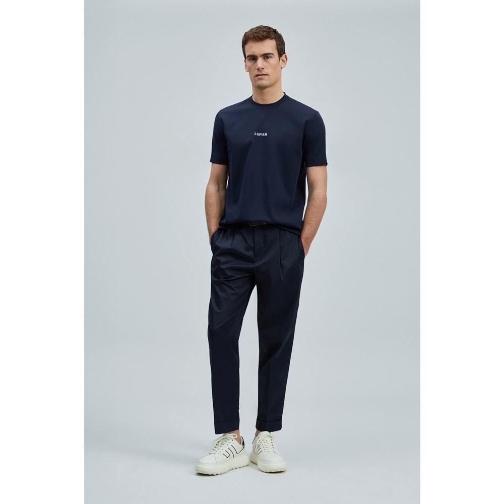 Lufian 111020235 Marcus Modern Grafik Tişort Erkek T-Shirt