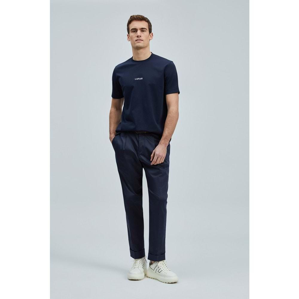 Lufian 111020235 Marcus Modern Grafik Tişort Erkek T-Shirt