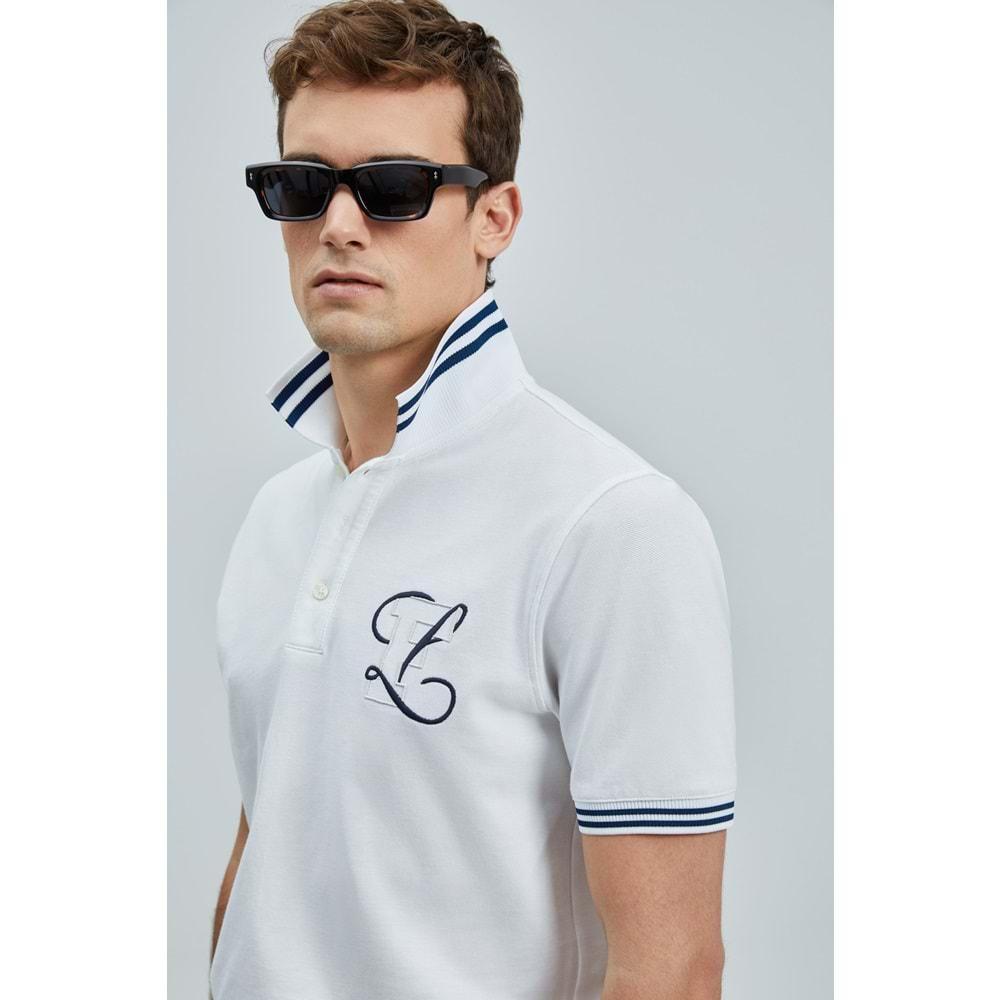 Lufian 111040216 Everes Smart Polo Yaka Tişort Erkek T-Shirt