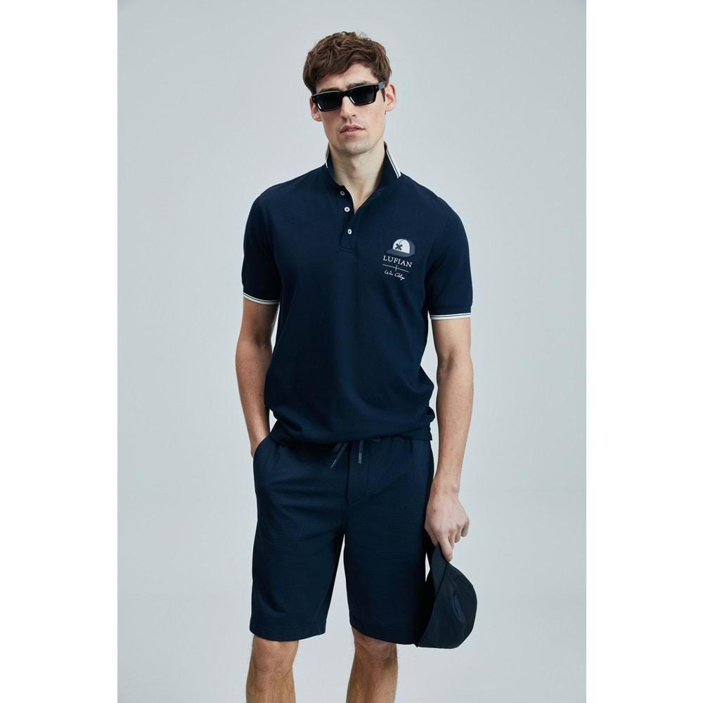 Lufian 111040223 Sandor Smart Polo Yaka Tişort Erkek T-Shirt