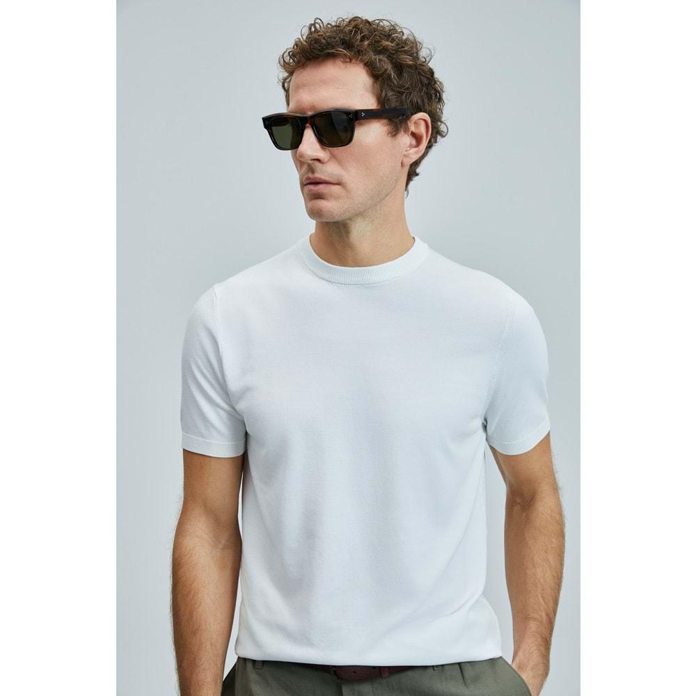 Lufian 111090110 Tıno Modal Karışımlı Tişort Erkek T-Shirt