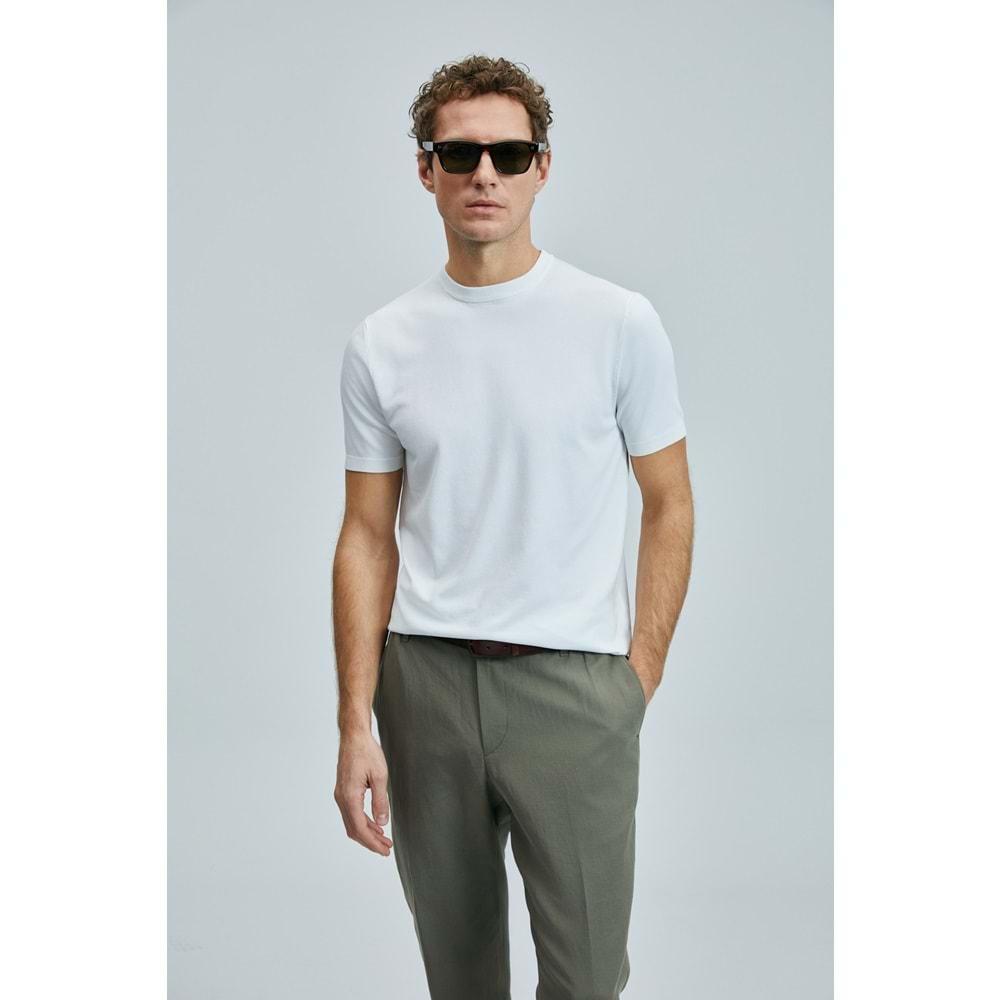 Lufian 111090110 Tıno Modal Karışımlı Tişort Erkek T-Shirt