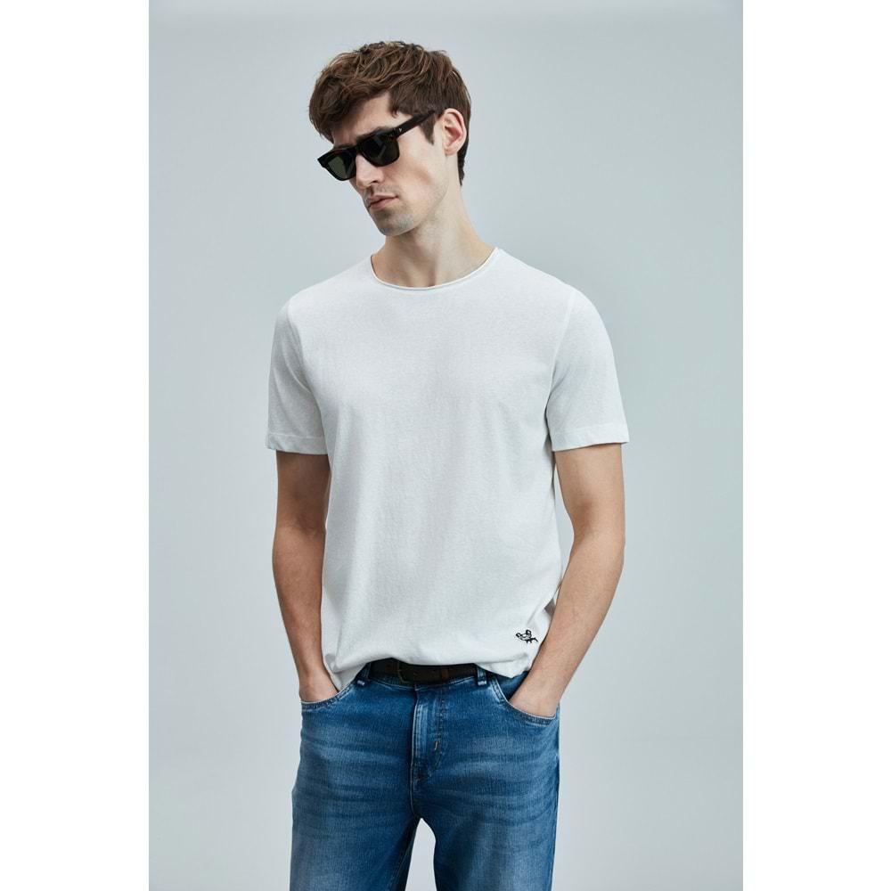 Lufian 111020259 Junya Erkek Basic Tişört Erkek T-Shirt