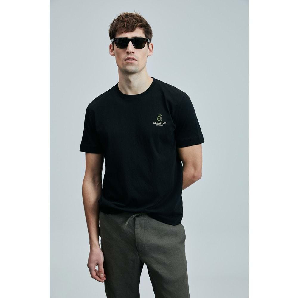 Lufian 111020263 Olıvıa Modern Grafik T- Shirt Erkek Tişort