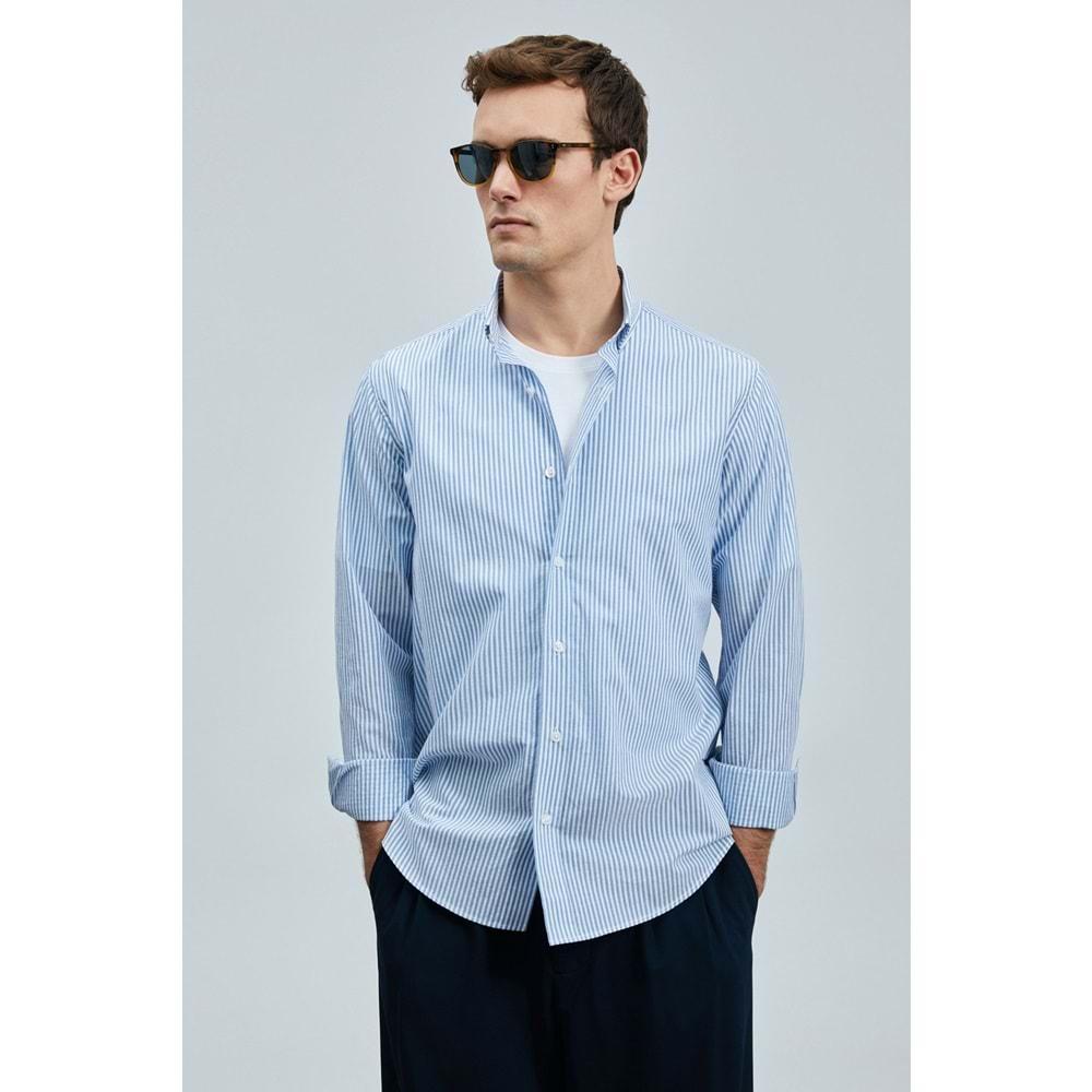 Lufian 111010638 Charles Erkek Basic Gömlek Regular Fit Erkek Gömlek