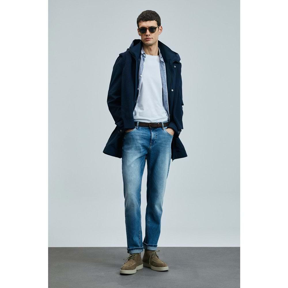 Lufian 111200189 Mattıas Smart Jean Erkek Pantolon Slim Fit Erkek Kot Pantolon