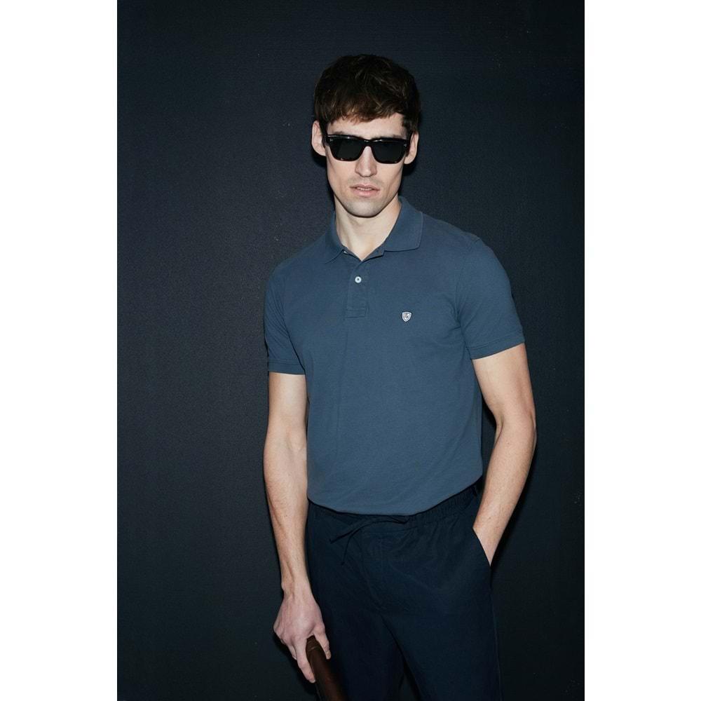 Lufian 111040206 Laon Smart Polo Yaka Tişort Erkek T-Shirt