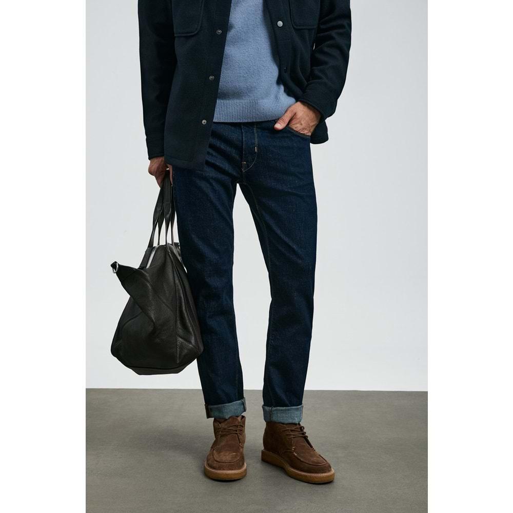 Lufian 112200226 Sky Smart Jean Erkek Pantolon Slim Fit Erkek Kot Pantolon