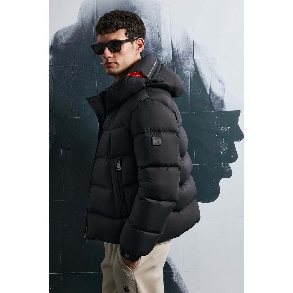 Lufian 112120251 Jacop Kaz Tüyü Erkek Mont