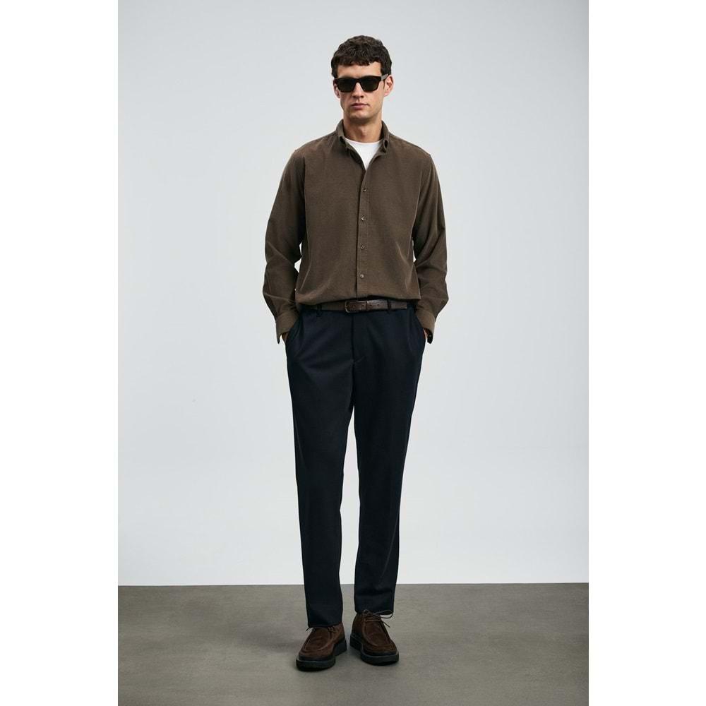 Lufian 112010682 Drew Erkek Basic Gömlek Regular Fit Erkek Gömlek