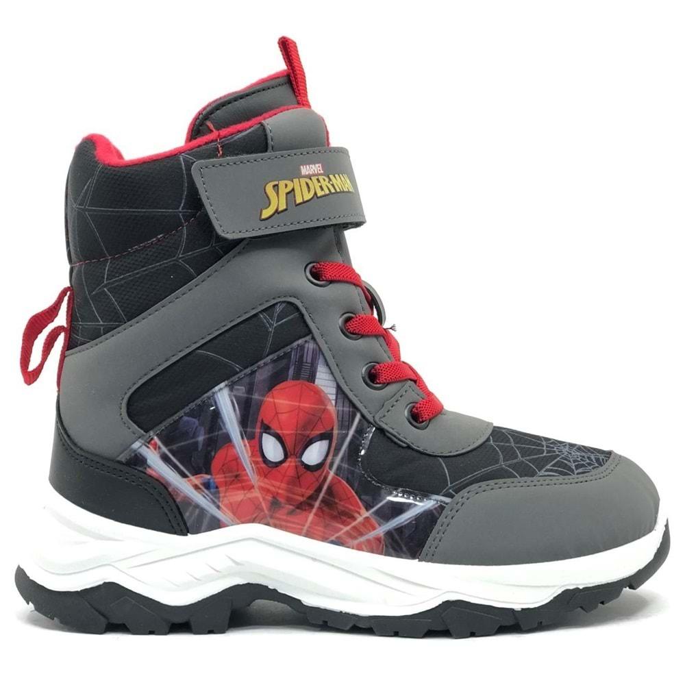 Spiderman Svet Ortopedik Kaymaz Taban Unisex Kar Botu Çocuk Bot