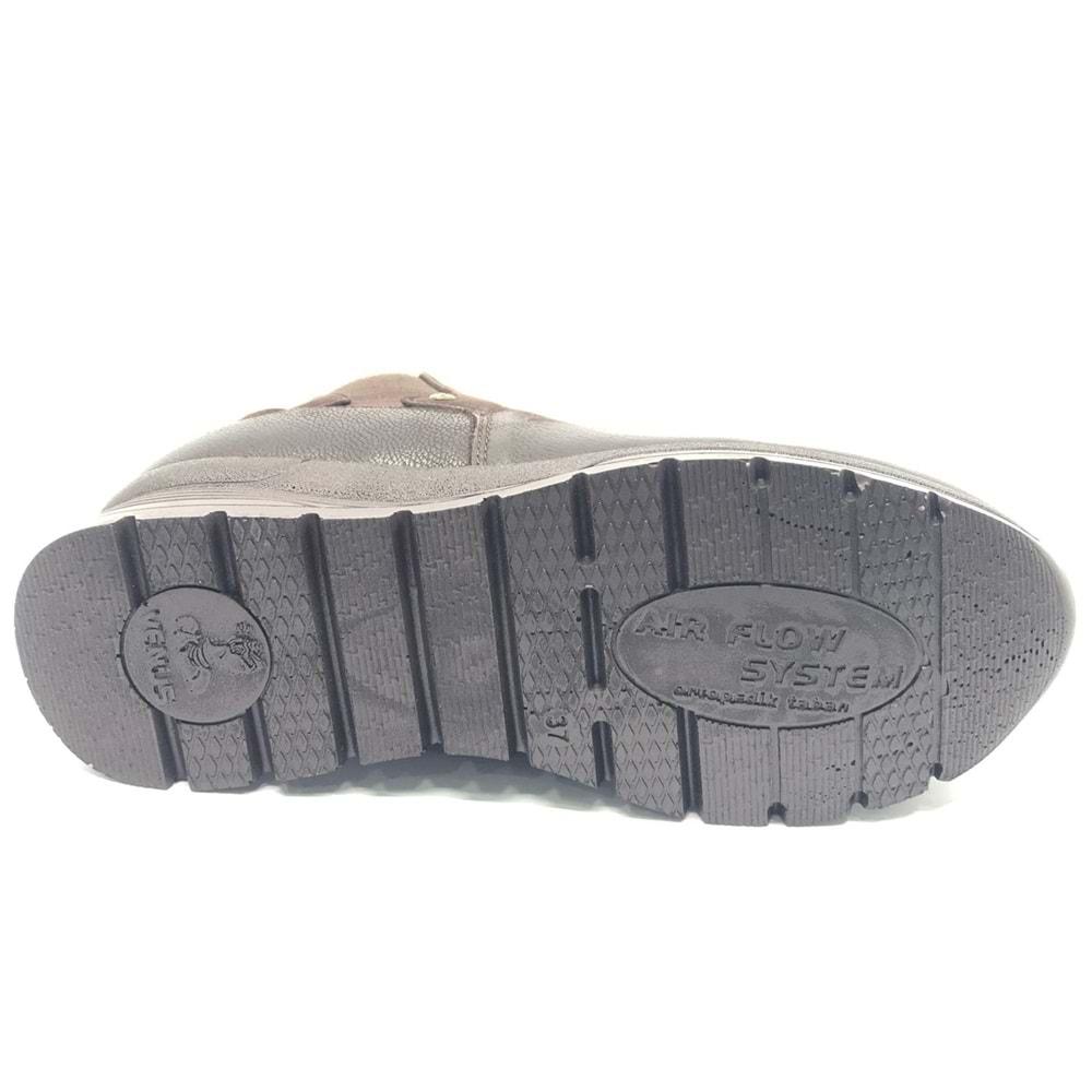 Venüs Ravven Hakiki Deri Aır-Flow Taban Ortopedik Kadın Bot