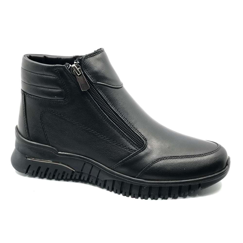 Venüs Ekko Hakiki Deri Düz Kaymaz Taban Ortopedik Kadın Bot