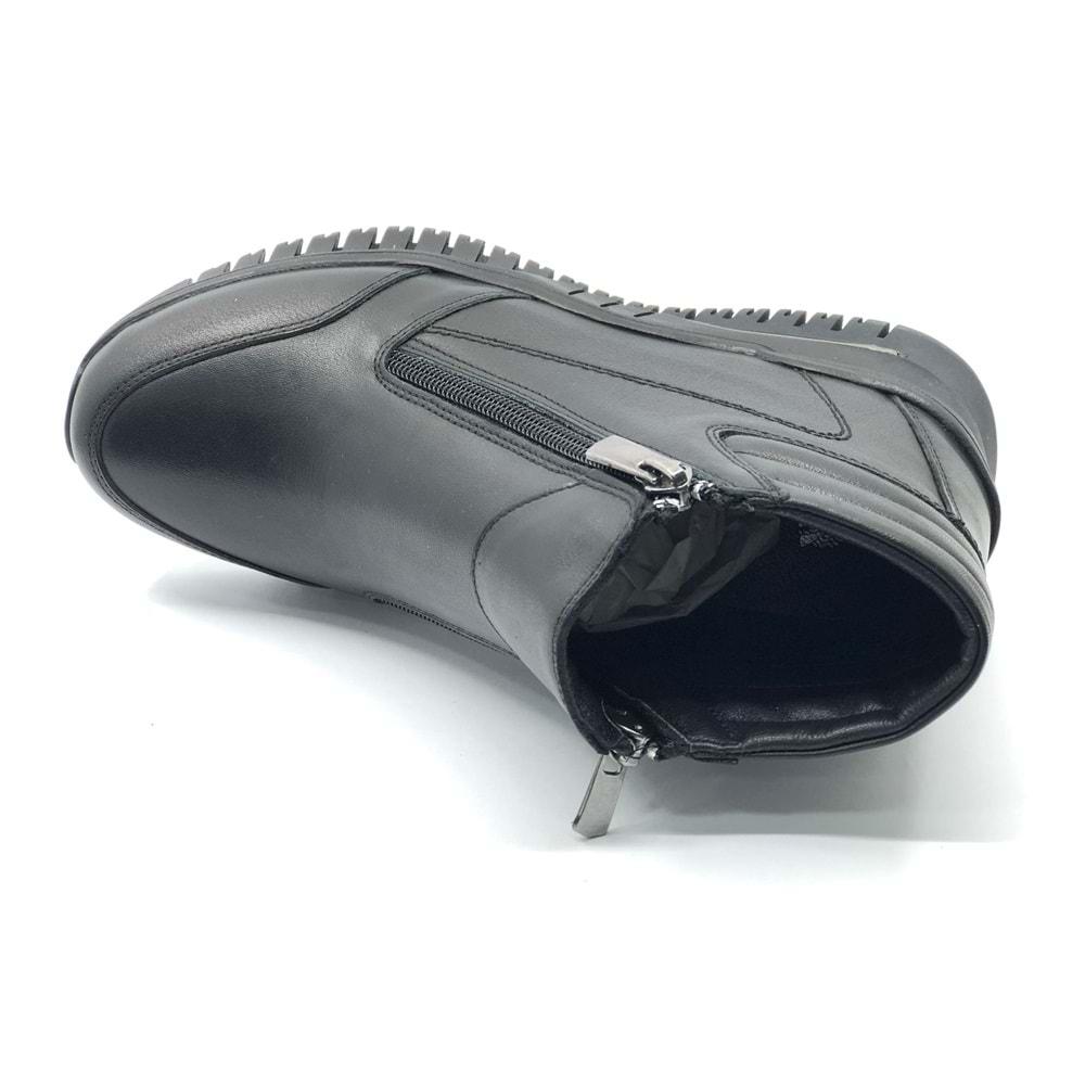 Venüs Ekko Hakiki Deri Düz Kaymaz Taban Ortopedik Kadın Bot