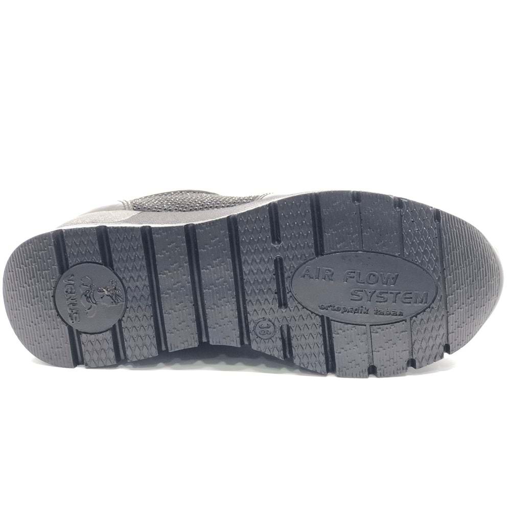 Venüs Orhiş Hakiki Deri Ortopedik Oxford Kadın Aır-Flow Taban Klasik Ayakkabı