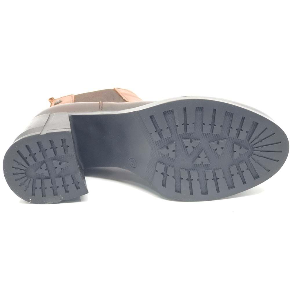 Venüs Amare Hakiki Deri Kaymaz Taban Ortopedik Kadın Bot