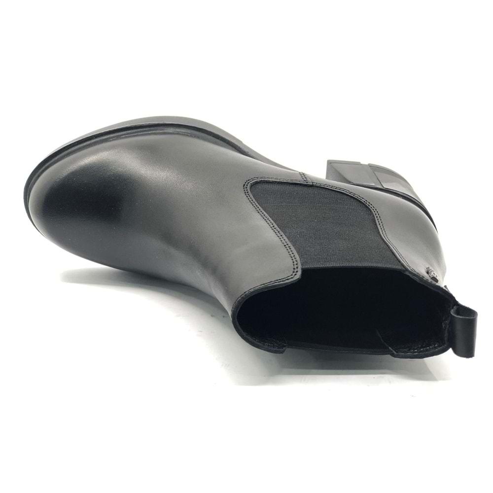 Venüs Amare Hakiki Deri Kaymaz Taban Ortopedik Kadın Bot