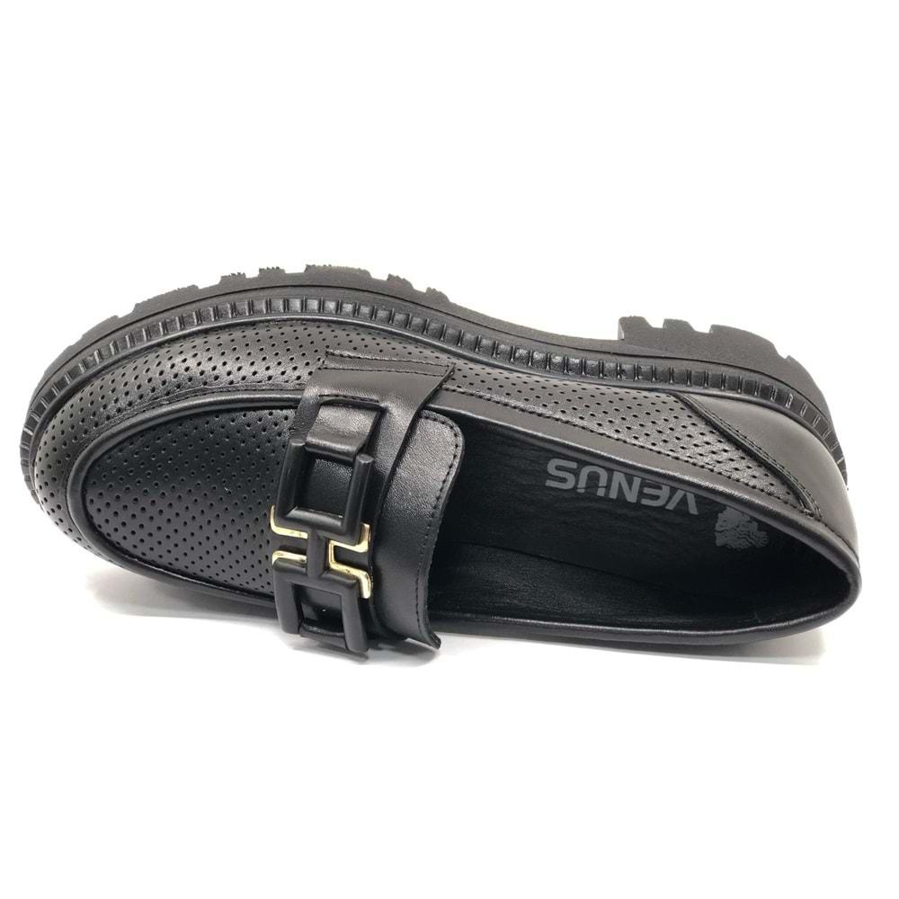 Venüs Rigel Hakiki Deri Ortopedik Oxford Kadın Deri Klasik Ayakkabı