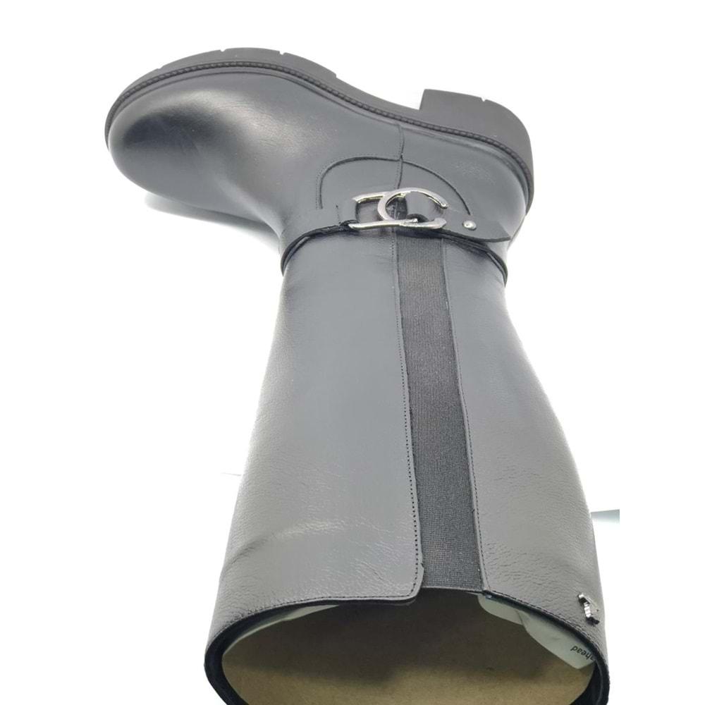 Venüs Festina Hakiki Deri Ortopedik Topuklu Kadın Çizme