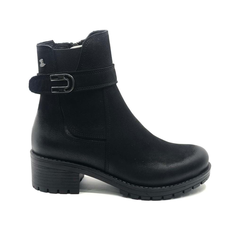 Venüs Dpoons Hakiki Deri Kaymaz Taban Ortopedik Kadın Bot