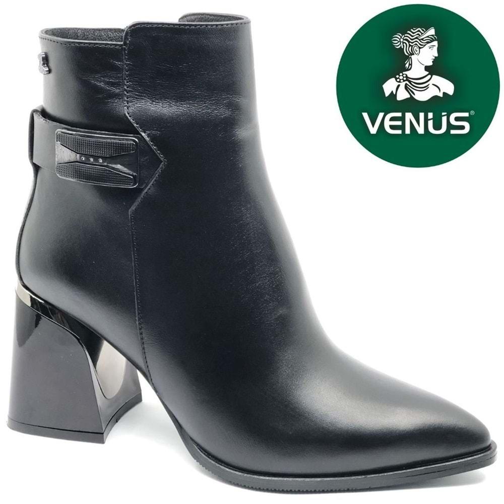Venüs Sazreen Hakiki Deri Ortopedik Topuklu Kadın Bot
