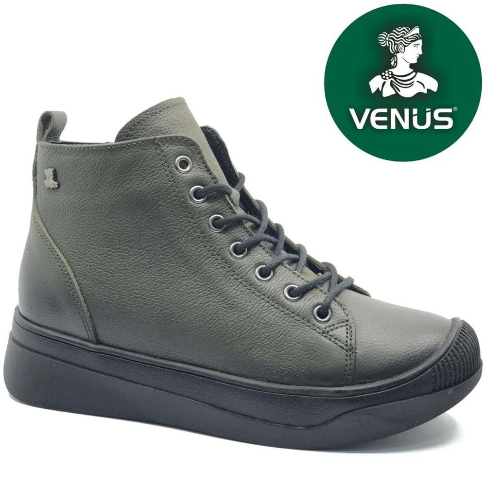 Venüs Pomelo Hakiki Deri Kaymaz Taban Ortopedik Kadın Bot