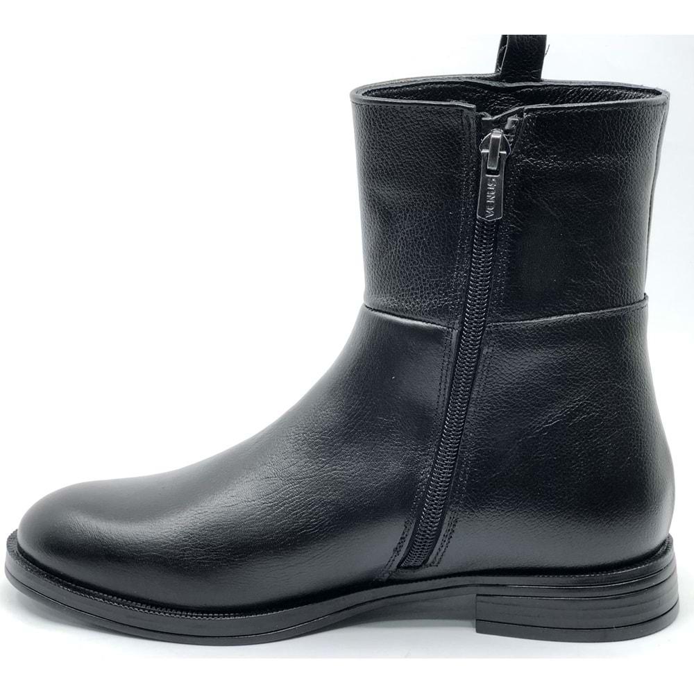 Venüs Harmany Hakiki Deri Düz Kaymaz Taban Ortopedik Kadın Bot