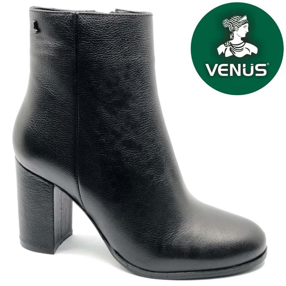 Venüs Desi Hakiki Deri Ortopedik Topuklu Kadın Bot