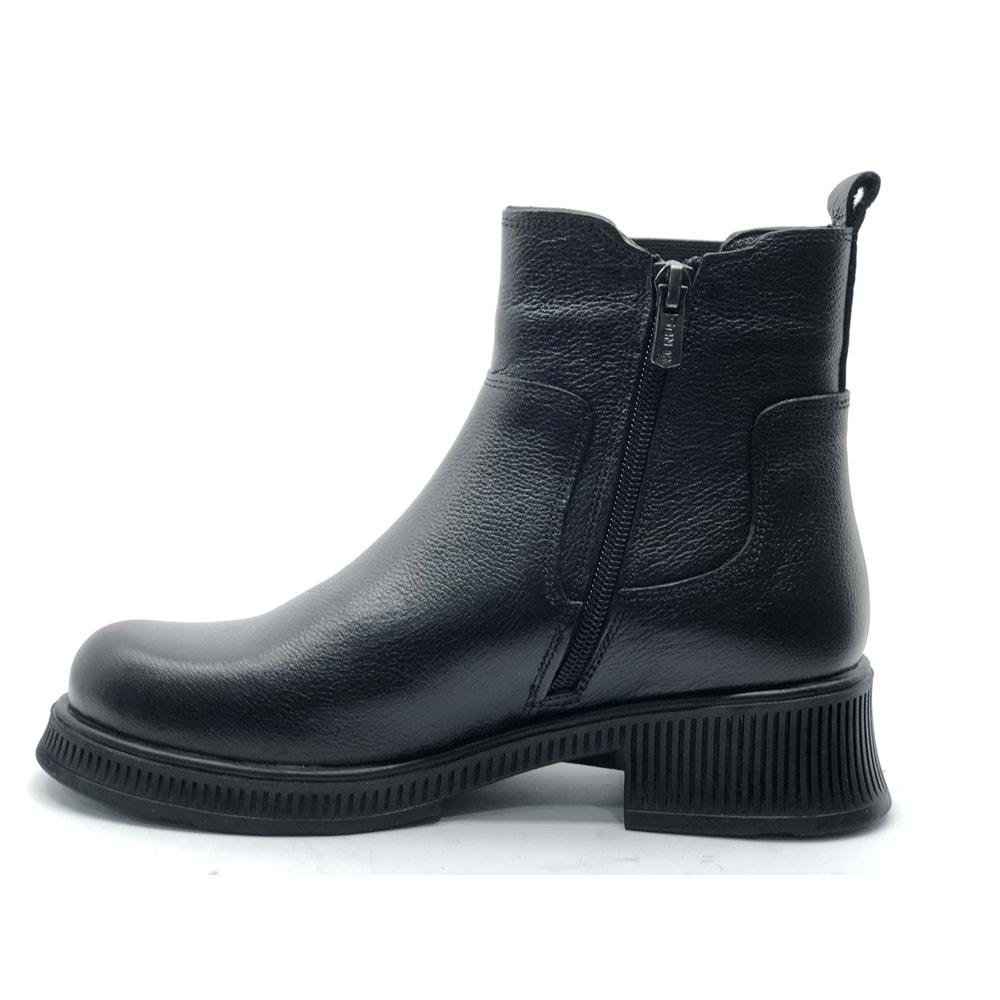 Venüs Nomen Hakiki Deri Kaymaz Taban Ortopedik Kadın Bot