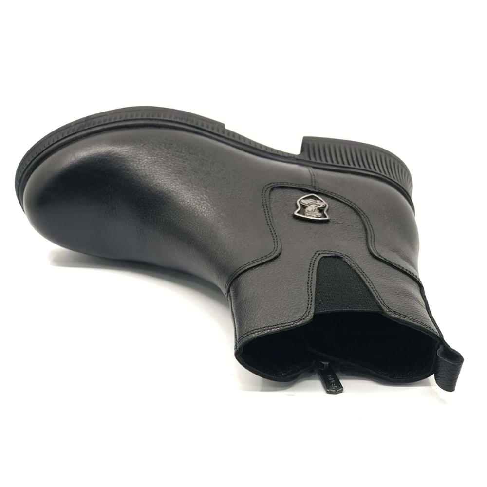 Venüs Nomen Hakiki Deri Kaymaz Taban Ortopedik Kadın Bot