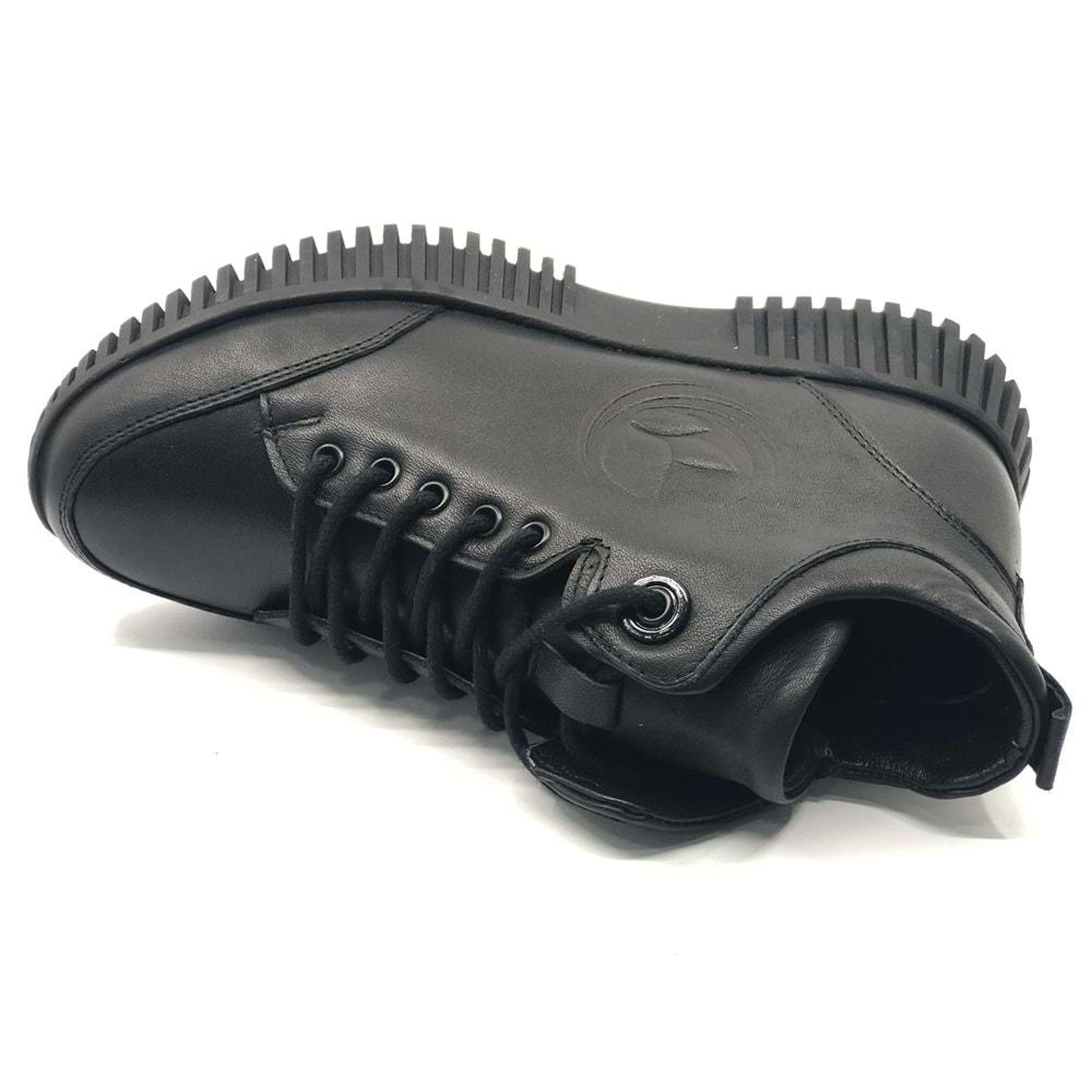 Venüs Rtew Hakiki Deri Düz Kaymaz Taban Ortopedik Kadın Bot