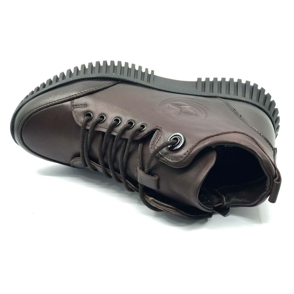 Venüs Rtew Hakiki Deri Düz Kaymaz Taban Ortopedik Kadın Bot