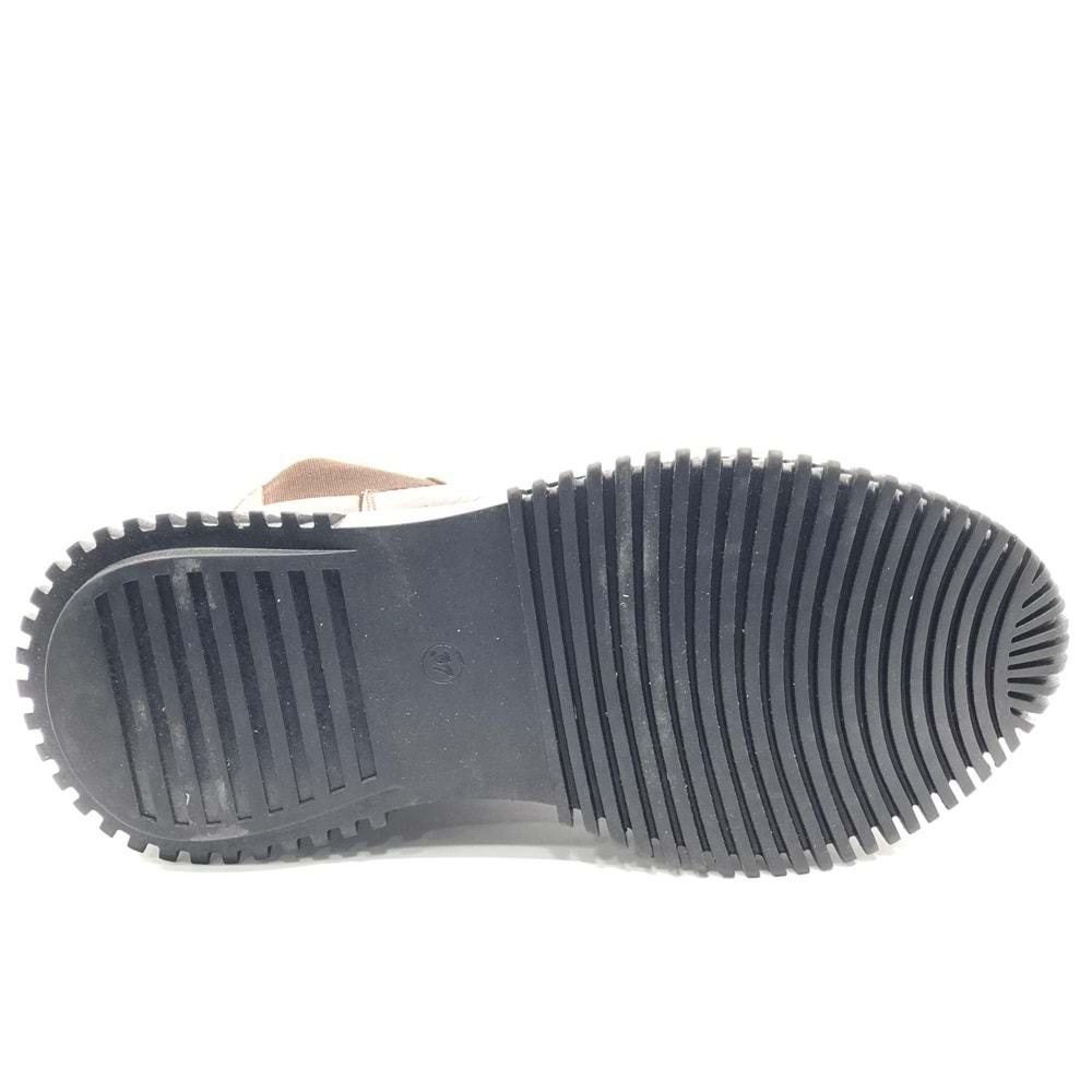 Venüs Turgana Hakiki Deri Düz Kaymaz Taban Ortopedik Kadın Bot