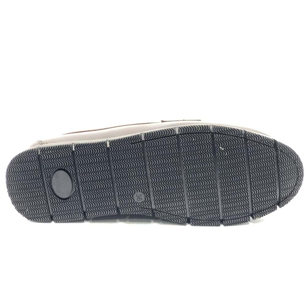 Venüs Kikir Hakiki Deri Ortopedik Casual Kadın Babet Ayakkabı