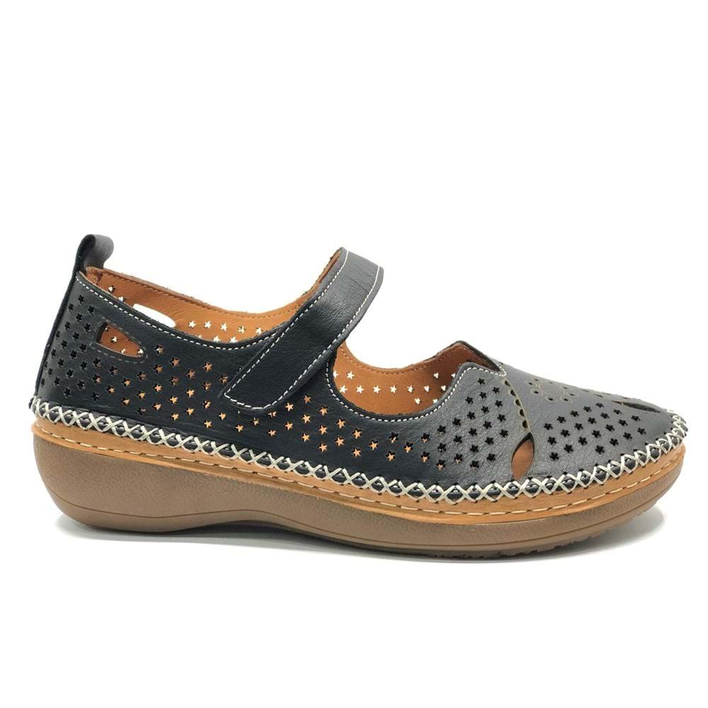 Venüs Turyeb Hakiki Deri Ortopedik Kadın Casual Babet Ayakkabı