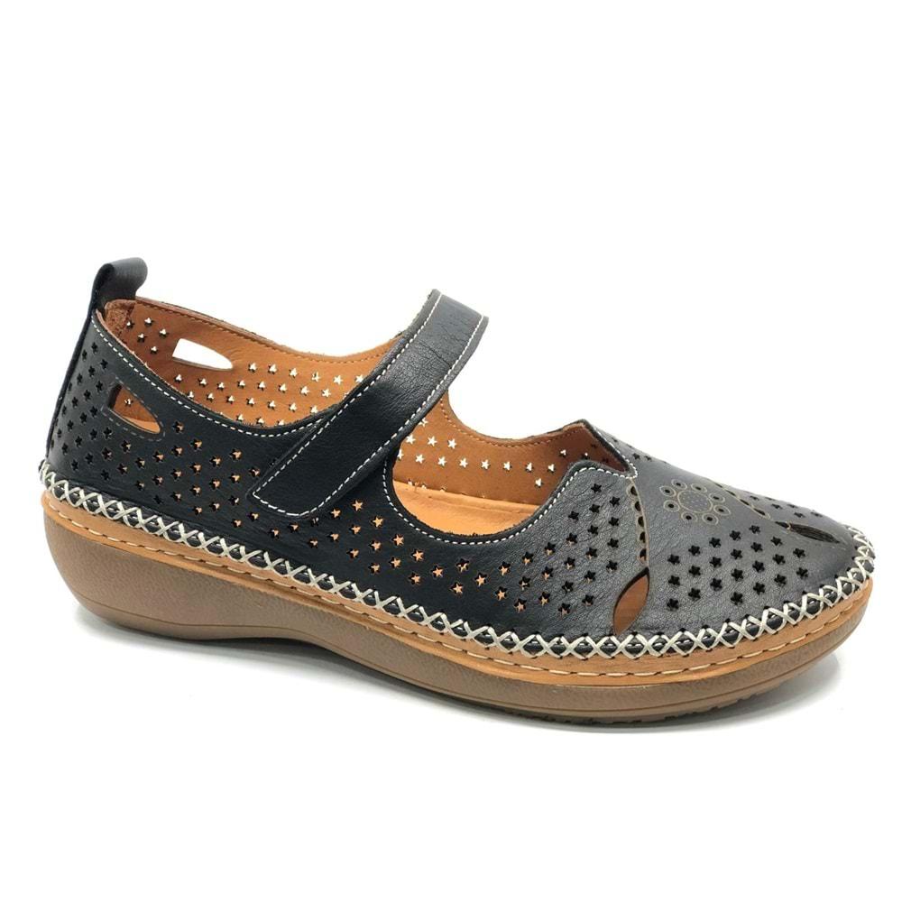 Venüs Turyeb Hakiki Deri Ortopedik Kadın Casual Babet Ayakkabı