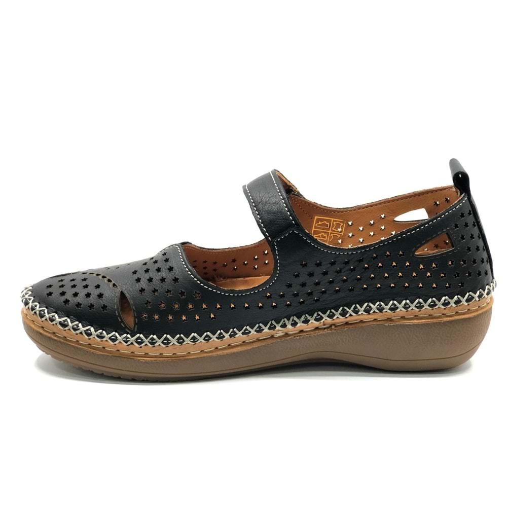 Venüs Turyeb Hakiki Deri Ortopedik Kadın Casual Babet Ayakkabı