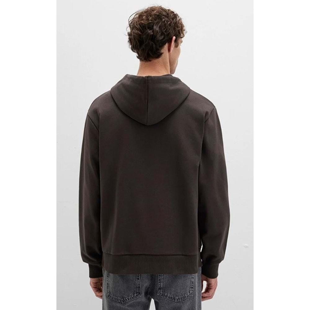 Mavi 0S10395-70219 Logo Baskılı Kapüşonlu Erkek Sweatshirt