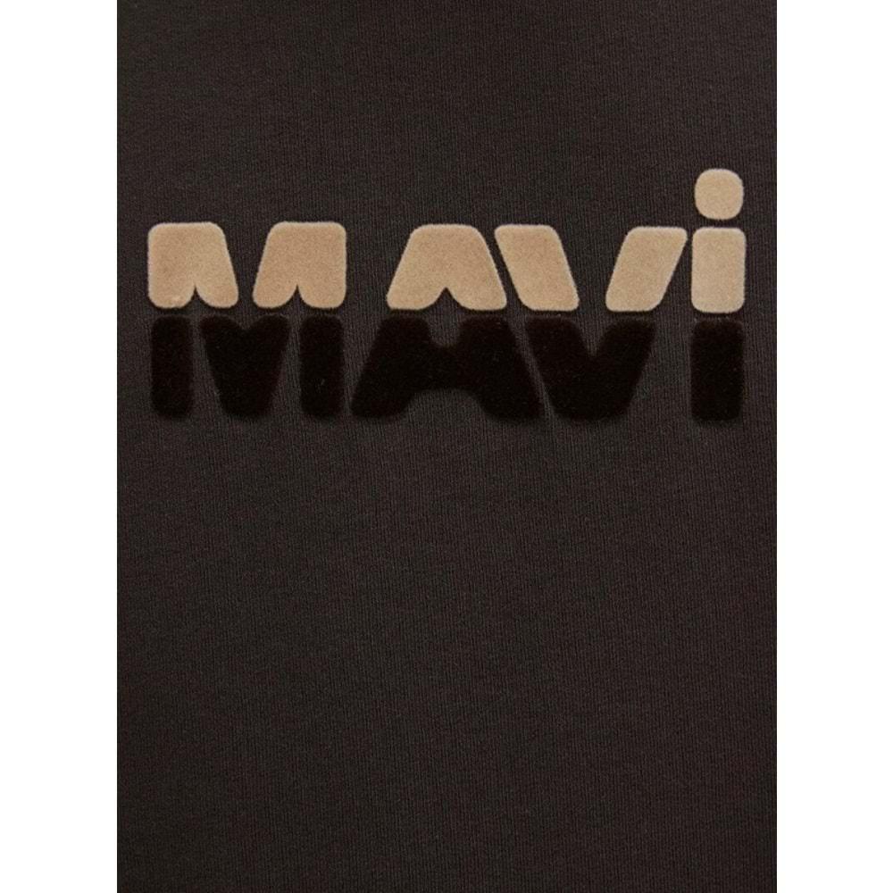 Mavi 0S10395-70219 Logo Baskılı Kapüşonlu Erkek Sweatshirt