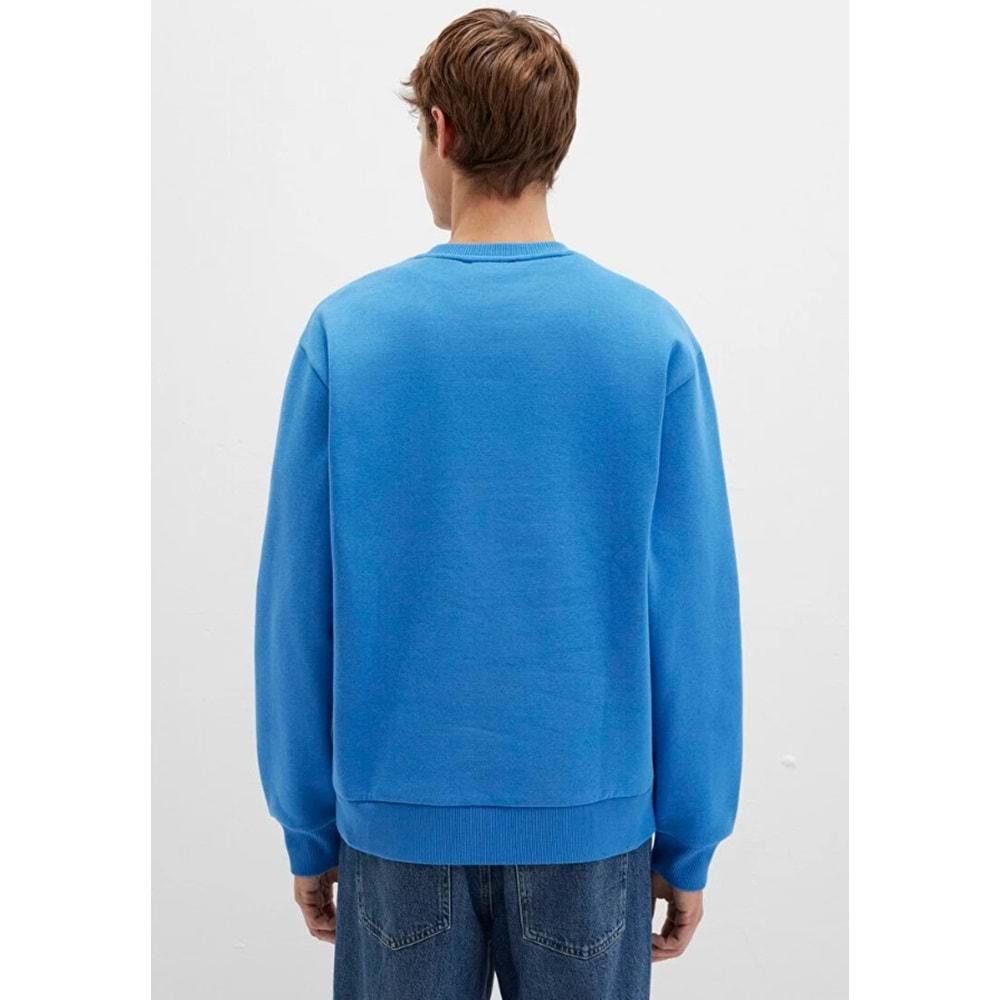 Mavi 0S10492-81330 M Logo Nakış Detaylı Erkek Sweatshirt