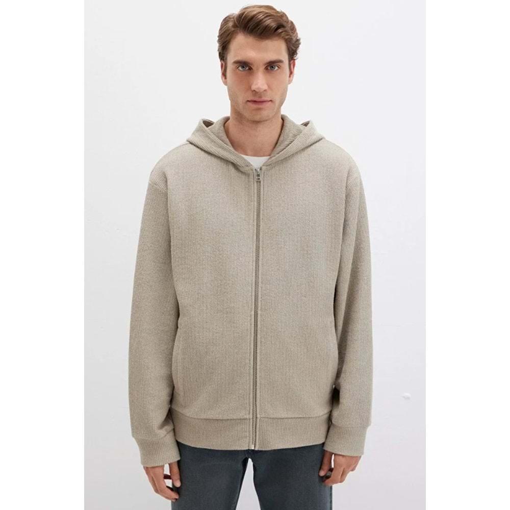 Mavi 0S10520-70154 Ceket Kapüşonlu Fermuarlı Erkek Sweatshirt