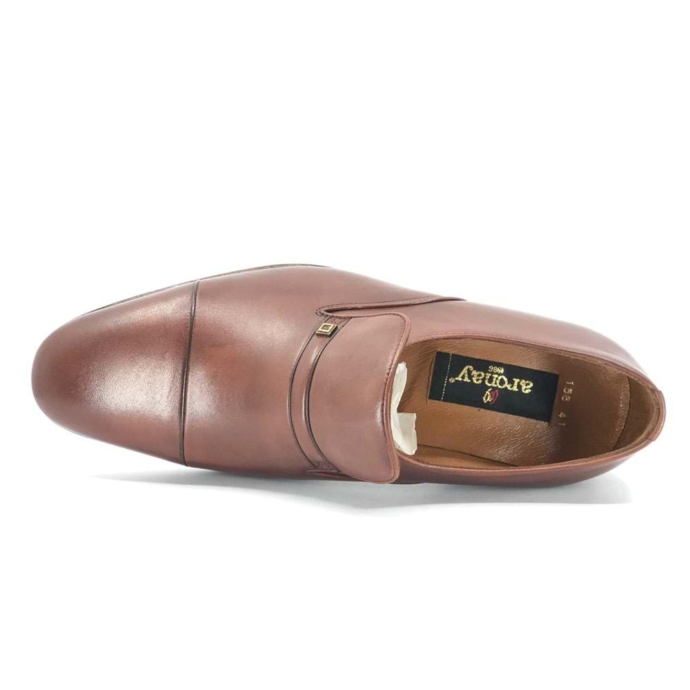 Aronay 158 Ayr Premium Gold El saraçlı Kösele %100 Hakiki Deri Erkek Klasik Ayakkabı