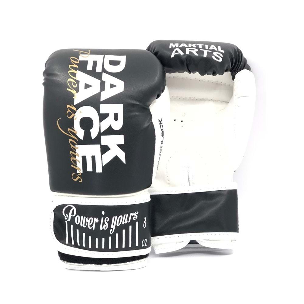 Dark Face Ring Powerlack Boks Ve Kick Boks Eldiveni