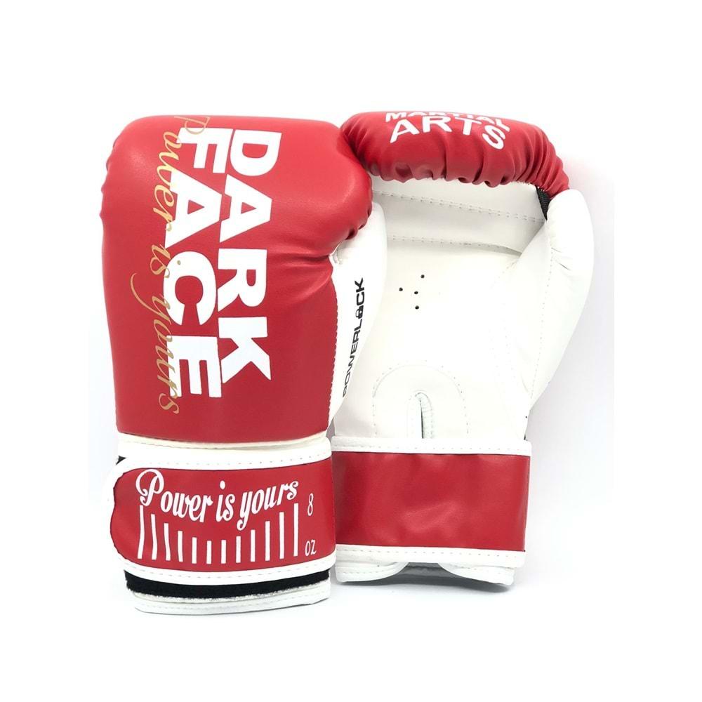 Dark Face Ring Powerlack Boks Ve Kick Boks Eldiveni