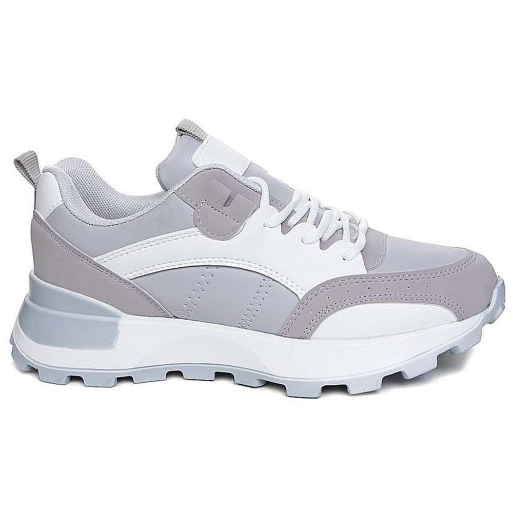 Lambırlent 9927 Kalın Taban Sneaker Unisex Spor Ayakkabı