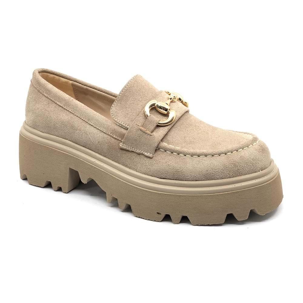 Feles 052-833 Toka Detaylı Oxford Günlük Loafer Kadın Ayakkabı