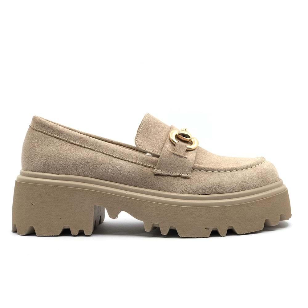 Feles 052-833 Toka Detaylı Oxford Günlük Loafer Kadın Ayakkabı