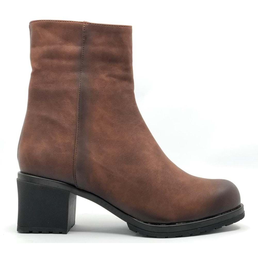 Ayakdaş 2295 Kauçuk Taban Topuklu Kadın Bot