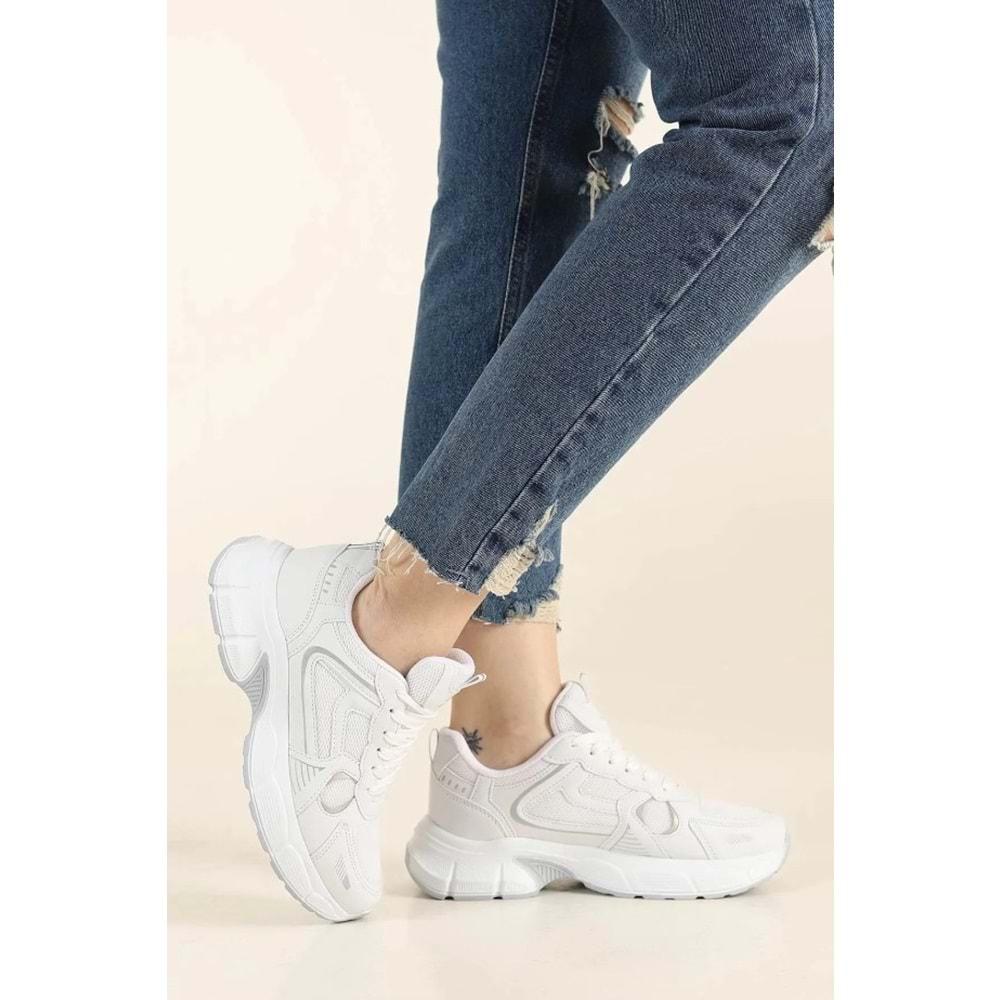 Lambırlent 7450 Kalın Taban Sneaker Unisex Spor Ayakkabı