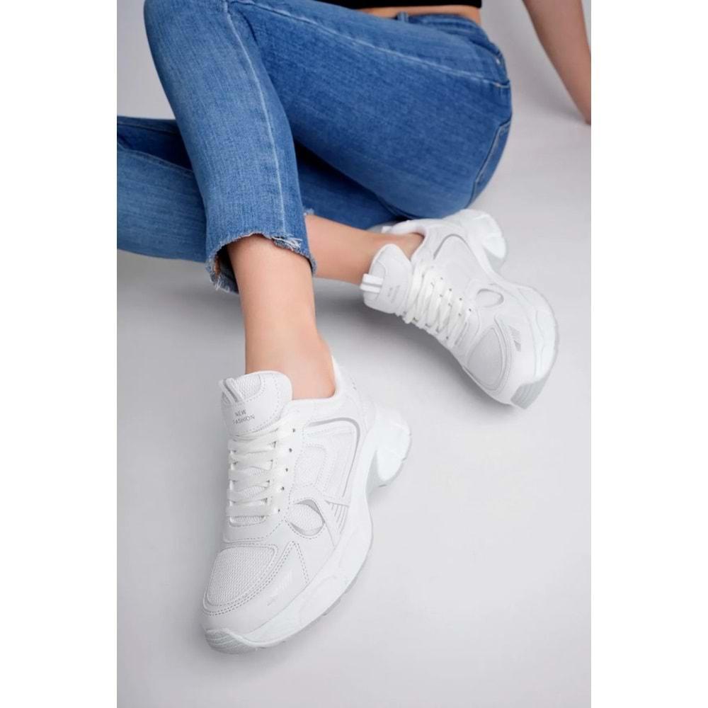 Lambırlent 7450 Kalın Taban Sneaker Unisex Spor Ayakkabı